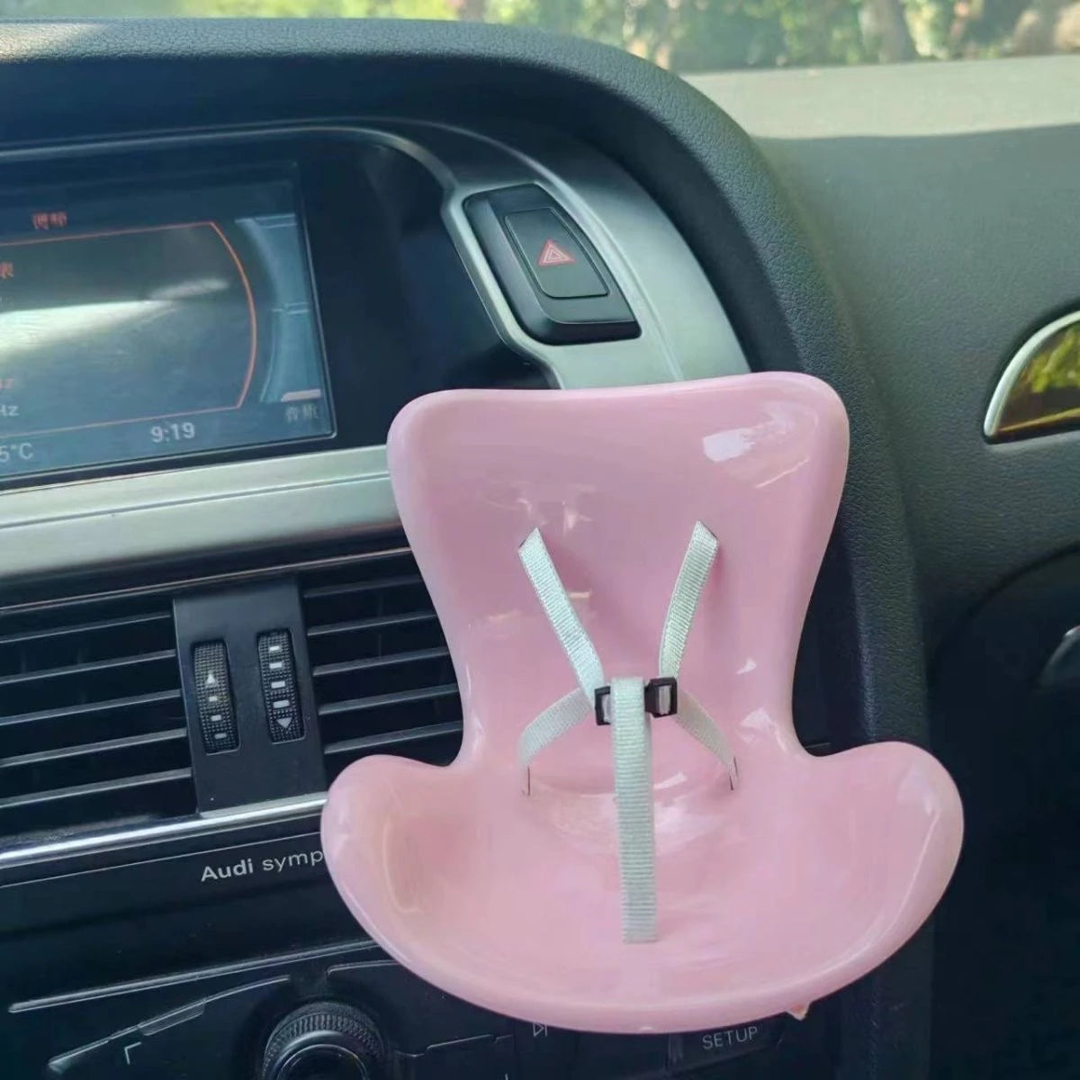 For Labubu Car Doll Safety Seat Kawaii Ob11 Doll Plush Seat Car Air Aromatreatment Decoration Suit for All Dolls Wihtin 18cm