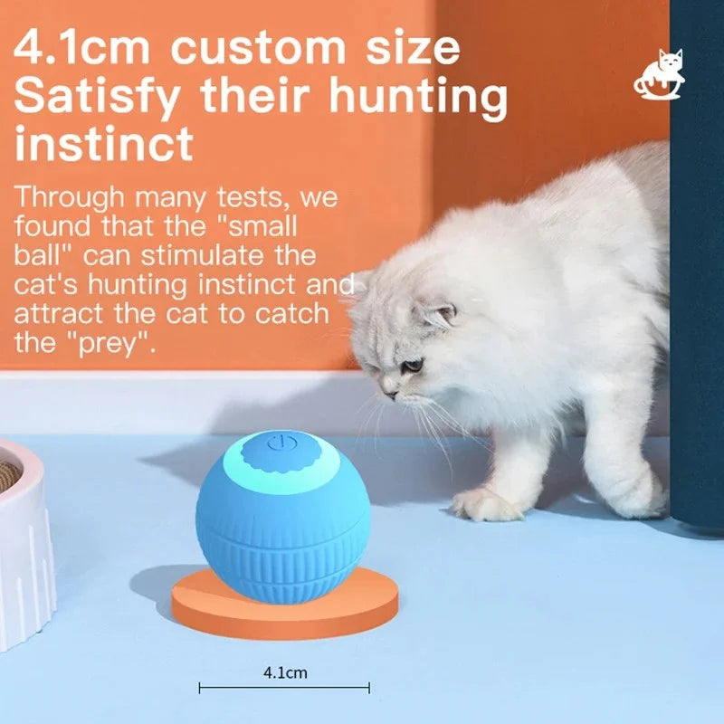 Cat Toys Interactive Ball Cat Accessories Interactive Cat Ball Kitten CatBall Toys Electronic Automatic Rolling Magic Ball