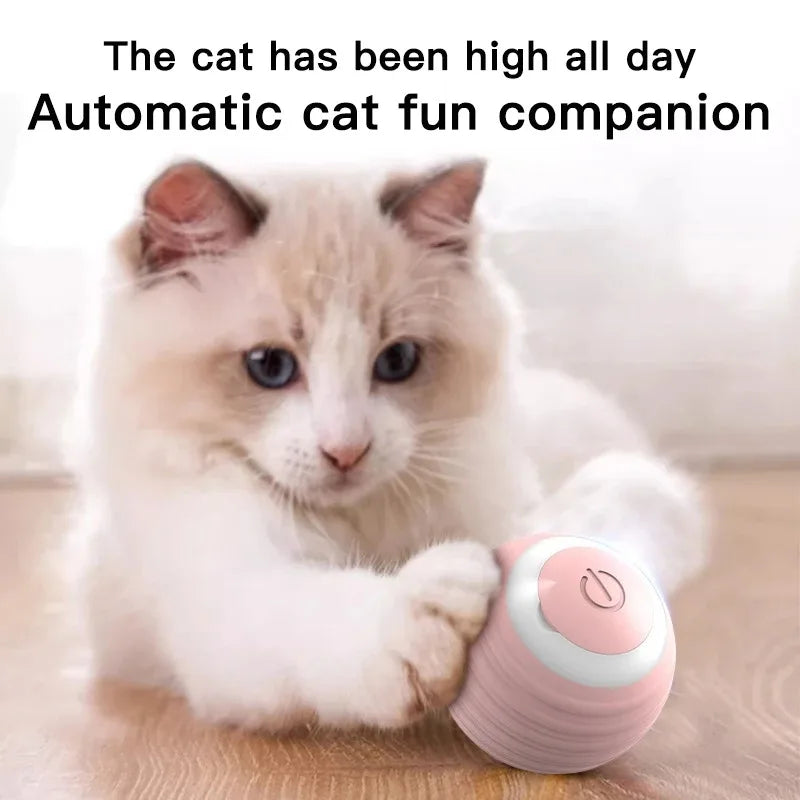 Cat Toys Interactive Ball Cat Accessories Interactive Cat Ball Kitten CatBall Toys Electronic Automatic Rolling Magic Ball