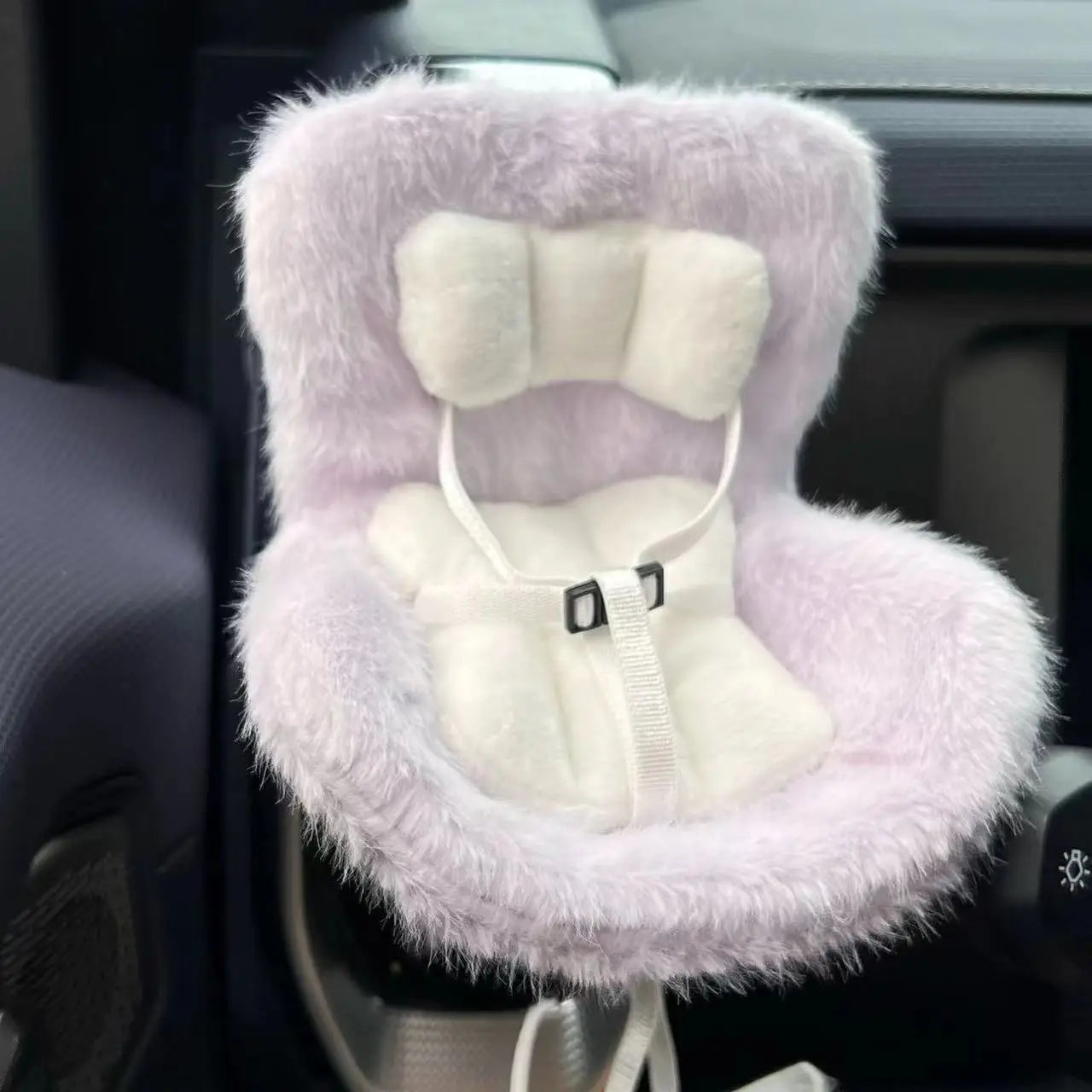 For Labubu Car Doll Safety Seat Kawaii Ob11 Doll Plush Seat Car Air Aromatreatment Decoration Suit for All Dolls Wihtin 18cm