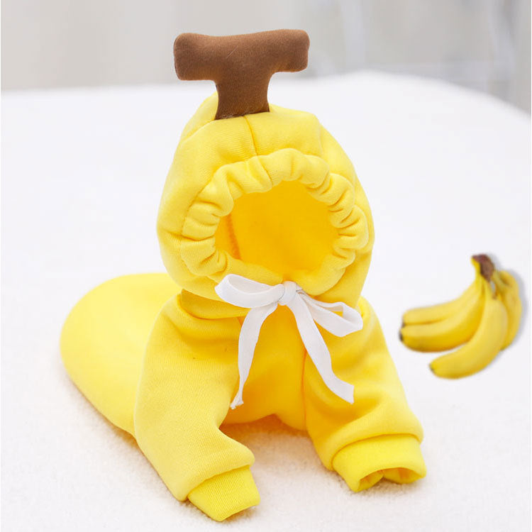 Dongqian puppy dog cat autumn and winter sweater fleece clothes supplies fruit turned dog cat