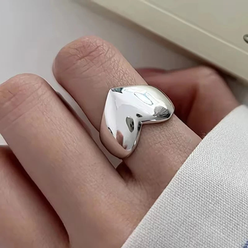 VENTFILLE 925 Sterling Silver Minimalism Cross Knot Thai Silver Rings Open Finger Ring For Women Men Jewelry Gifts