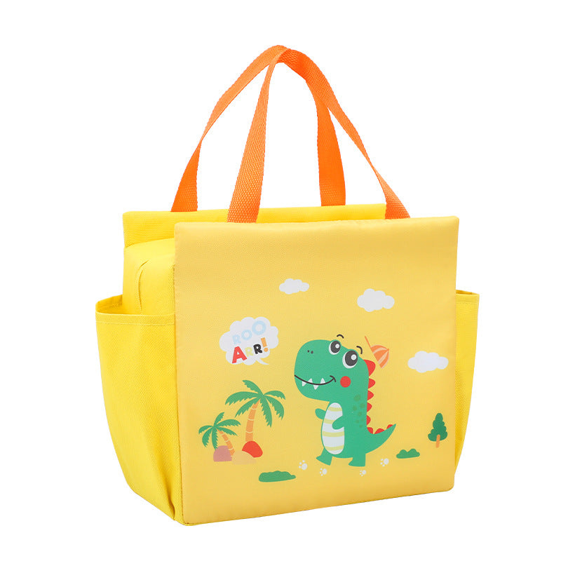 Lunch Bag Insulation Double Pockets Large Capacity Lunch Bag Printable Logo Lunch Box Bag