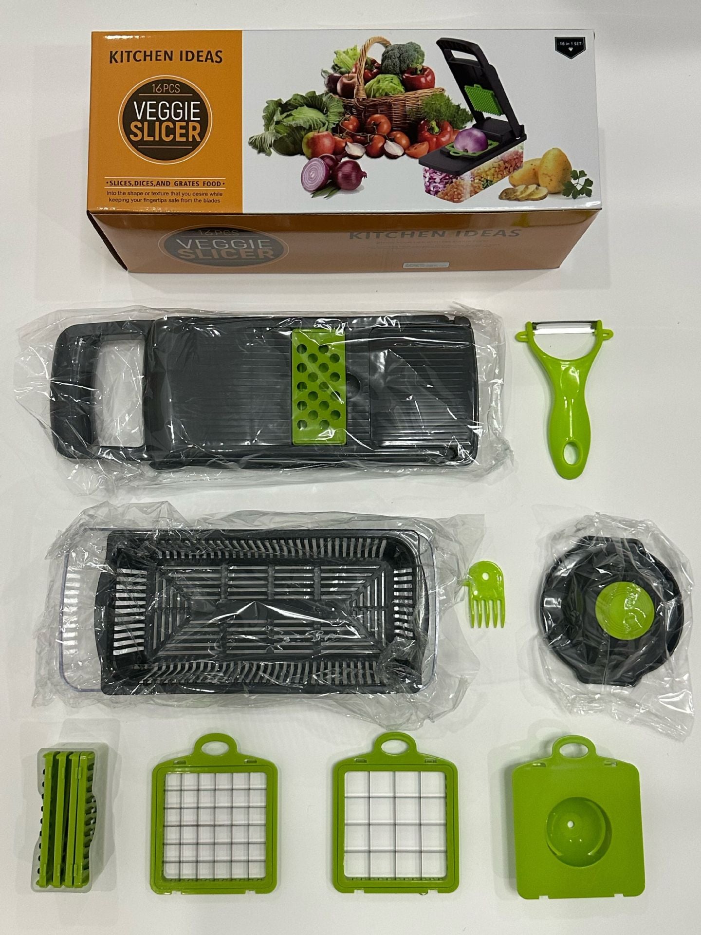 Vegetable cutting tool, vegetable cutter, vegetable cutter, multifunctional dicer, shredder