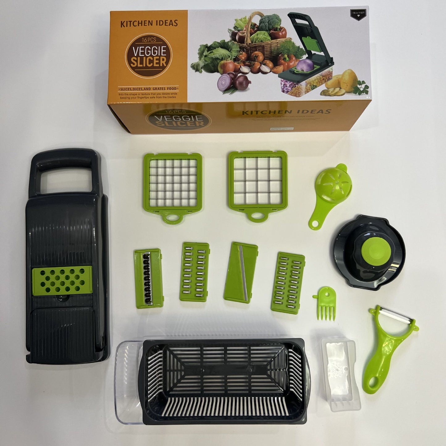 Vegetable cutting tool, vegetable cutter, vegetable cutter, multifunctional dicer, shredder