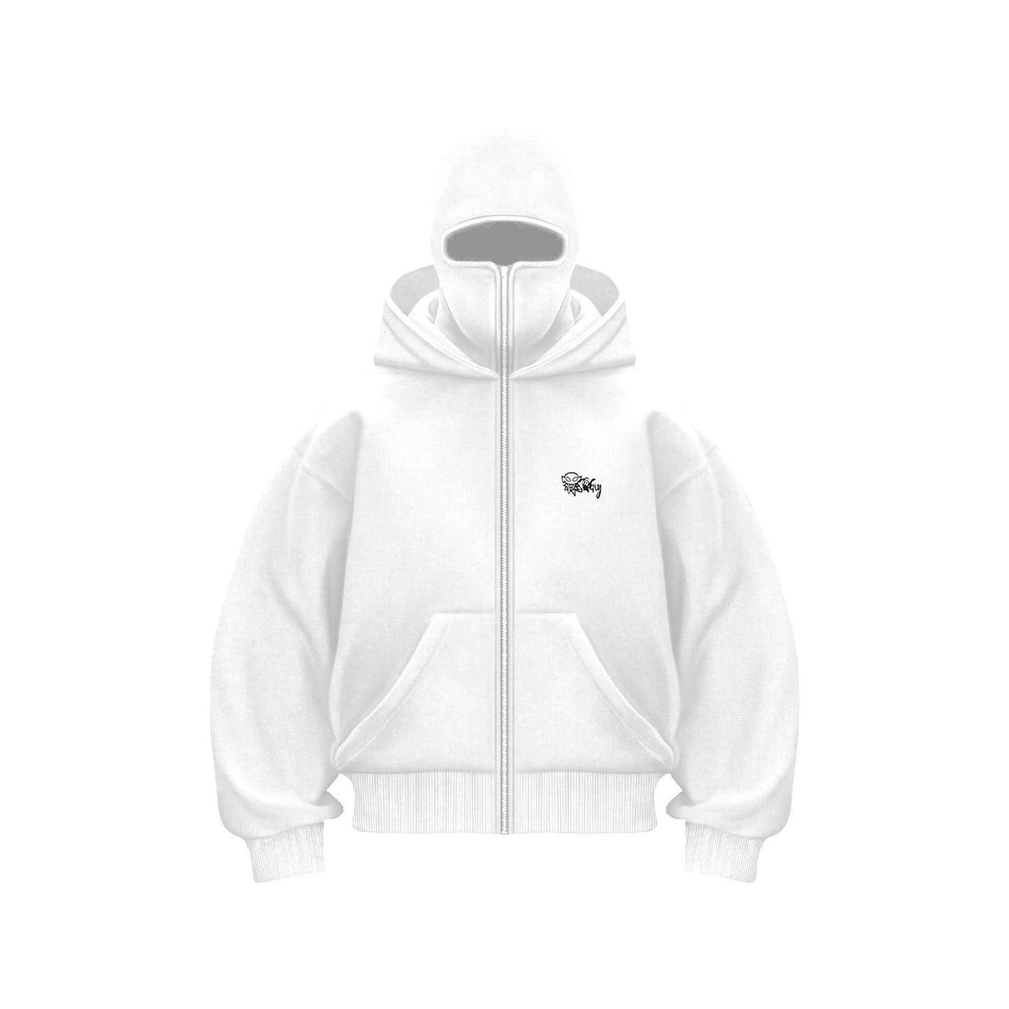 New autumn and winter men's and women's loose fashion brand Y2K sweatshirt with velvet double hood unique design hooded sweatshirt
