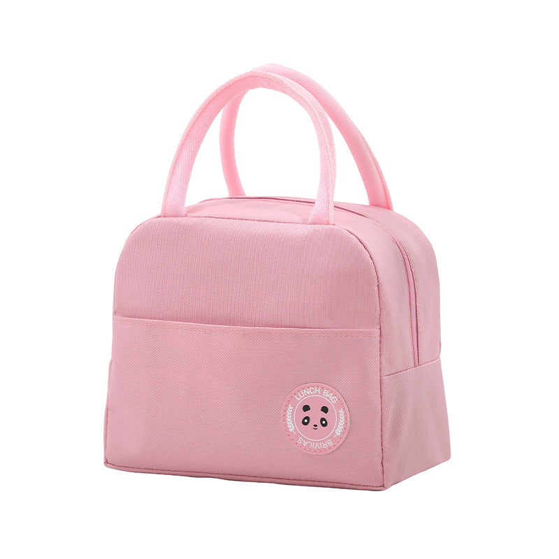 Lunch Bag Insulation Double Pockets Large Capacity Lunch Bag Printable Logo Lunch Box Bag