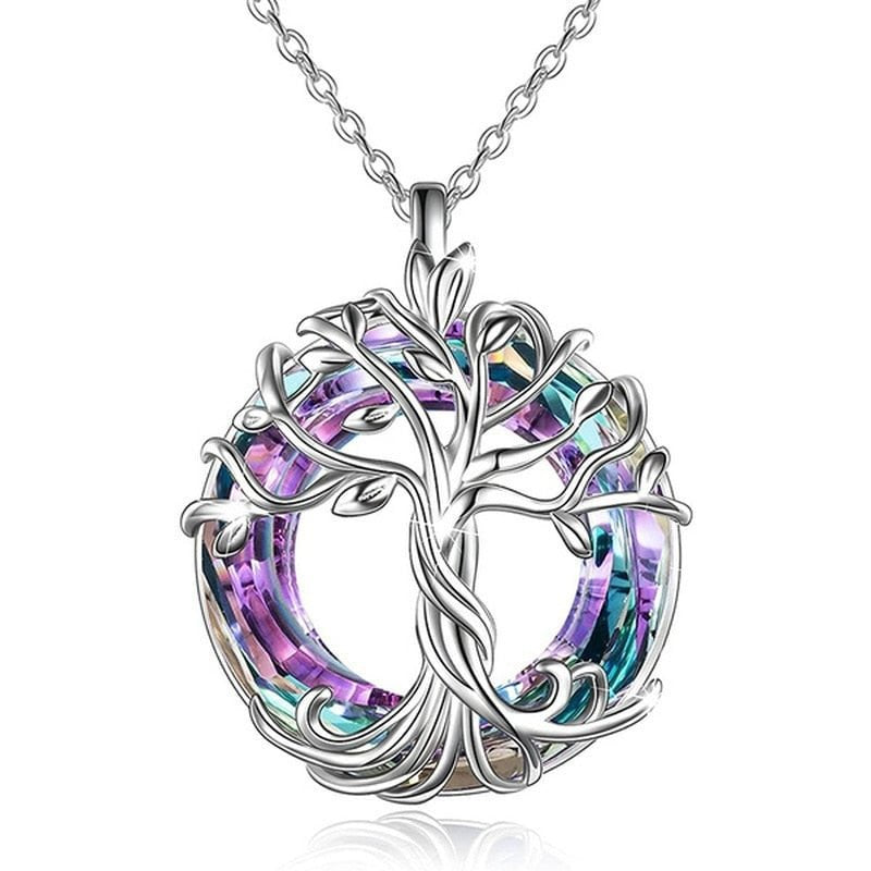 Yunjin cross-border best-selling European and American fashion tree of life pendant personality simple hollow out tree of life necklace wholesale
