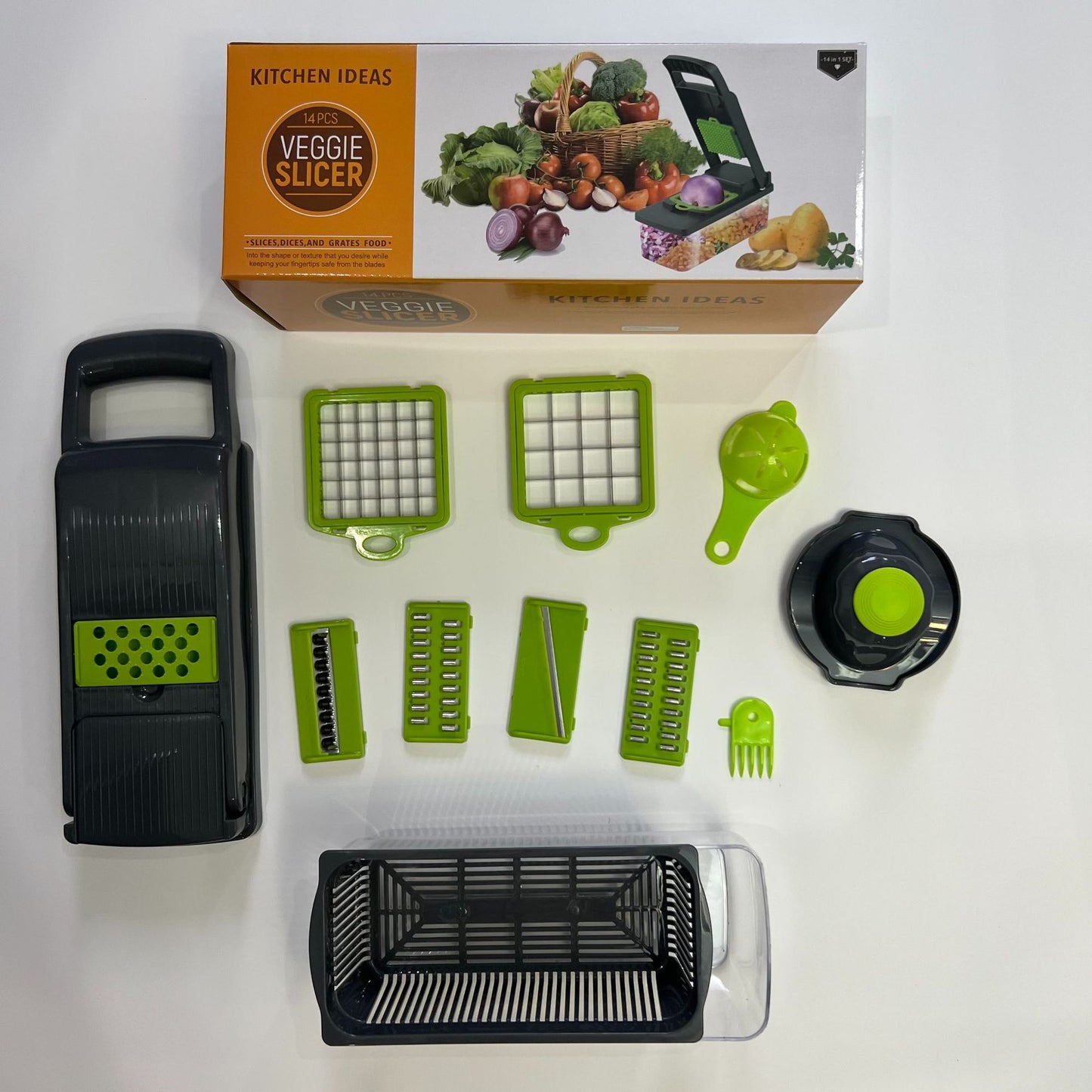 Vegetable cutting tool, vegetable cutter, vegetable cutter, multifunctional dicer, shredder