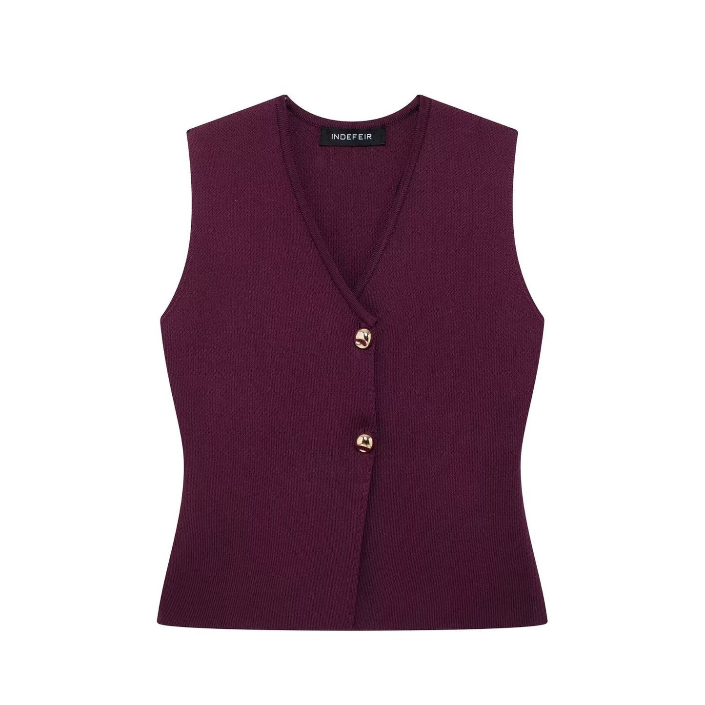 TRAFZA 2-Piece Knitted Vest & Skirt Set – European & American INS Style | Women's Casual Fashion Sleeveless Autumn Outfit