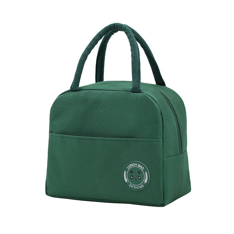 Lunch Bag Insulation Double Pockets Large Capacity Lunch Bag Printable Logo Lunch Box Bag