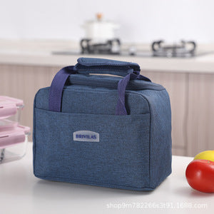 Lunch Bag Insulation Double Pockets Large Capacity Lunch Bag Printable Logo Lunch Box Bag