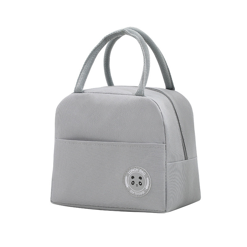 Lunch Bag Insulation Double Pockets Large Capacity Lunch Bag Printable Logo Lunch Box Bag