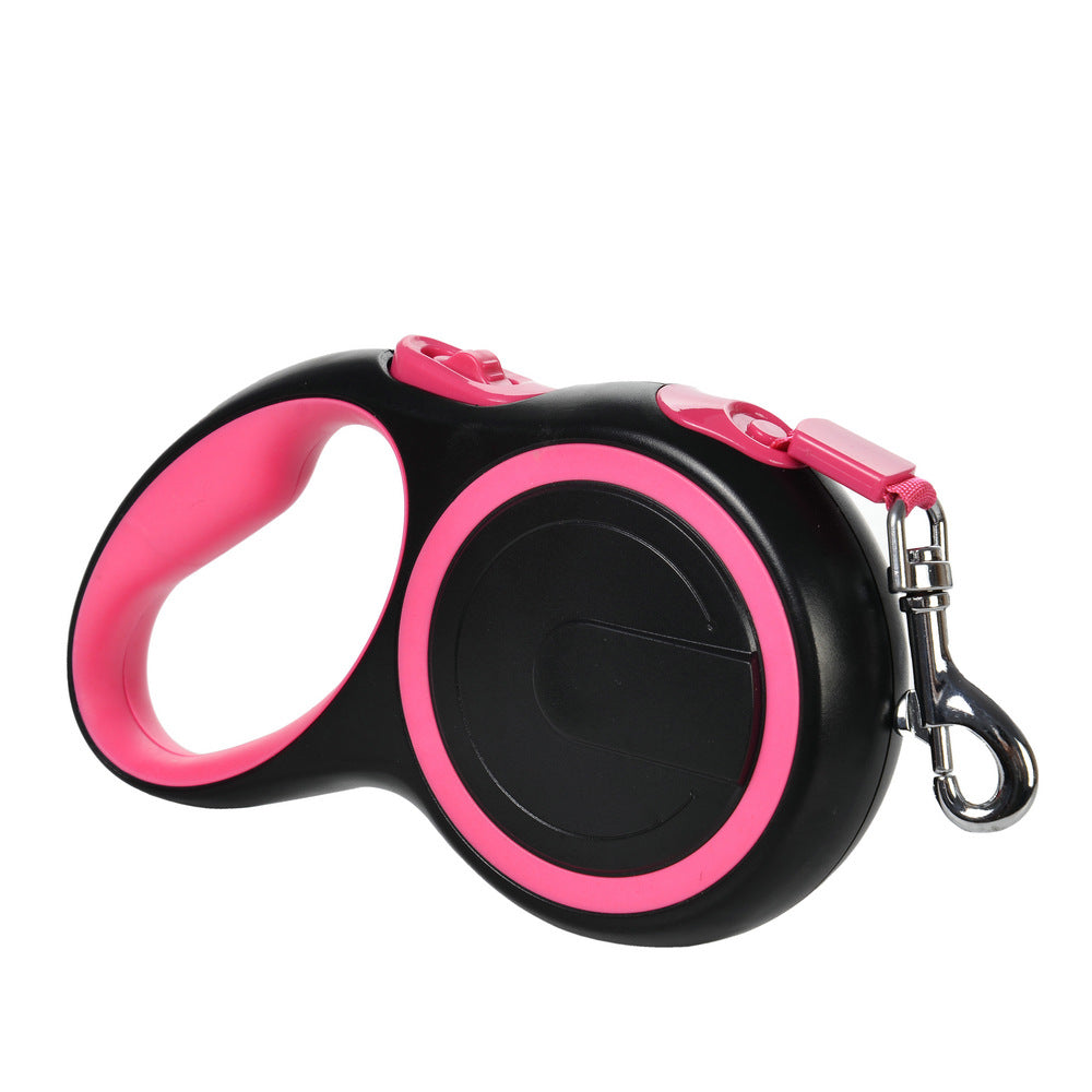 Amazon dog leash medium and large dog automatic retractable leash outdoor retractable dog walking leash dog chain factory