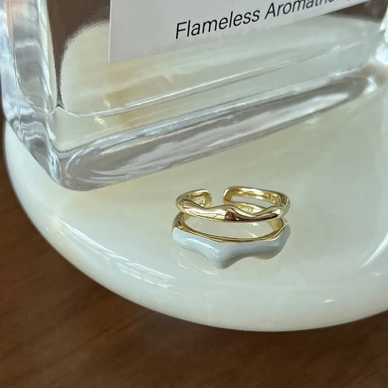 VENTFILLE 925 Sterling Silver Minimalism Cross Knot Thai Silver Rings Open Finger Ring For Women Men Jewelry Gifts