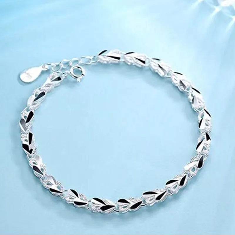 925 Sterling Silver Bracelet Chain for Women – Elegant Multi-Style Jewelry for Wedding, Party & Daily Wear | Adjustable Gift Braceletdding, Party & Daily Gift