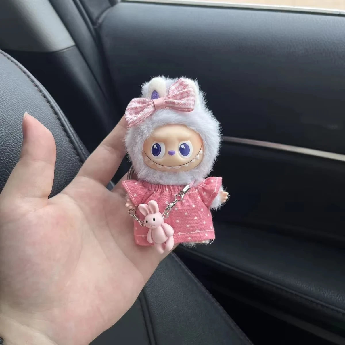 For Mini Labubu 4.0 Pin For Love Clothes 3pcs Floral Skirt Set Doll Clothes Outfit Accessories Labubu Accessories