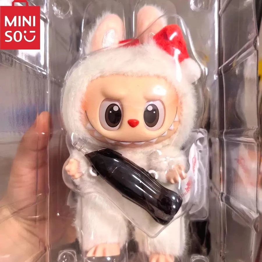 MINISO Blind Box - Cola Monster Collection Series (Vinyl Face Toy, Animated Character Face Doll, Mystery Surprise Keychain Gift)