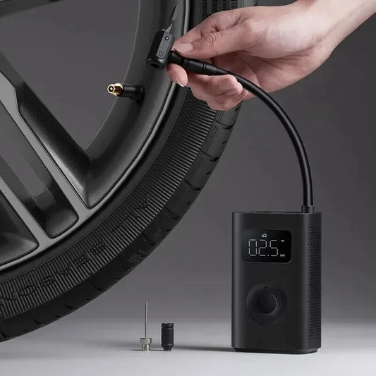New 2025 Xiaomi Mijia Air Pump 2D 25%Speed Boost Portable Electric Air Compressor Treasure 150PSI Type-C LED Multitool Inflator