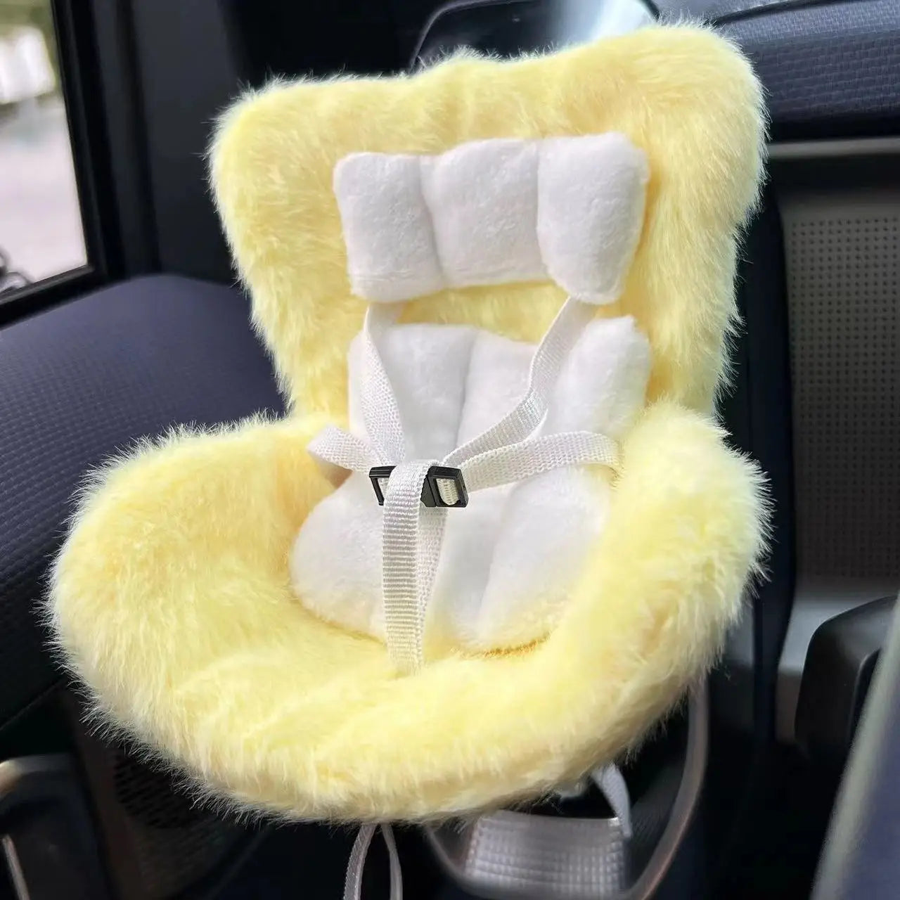 For Labubu Car Doll Safety Seat Kawaii Ob11 Doll Plush Seat Car Air Aromatreatment Decoration Suit for All Dolls Wihtin 18cm