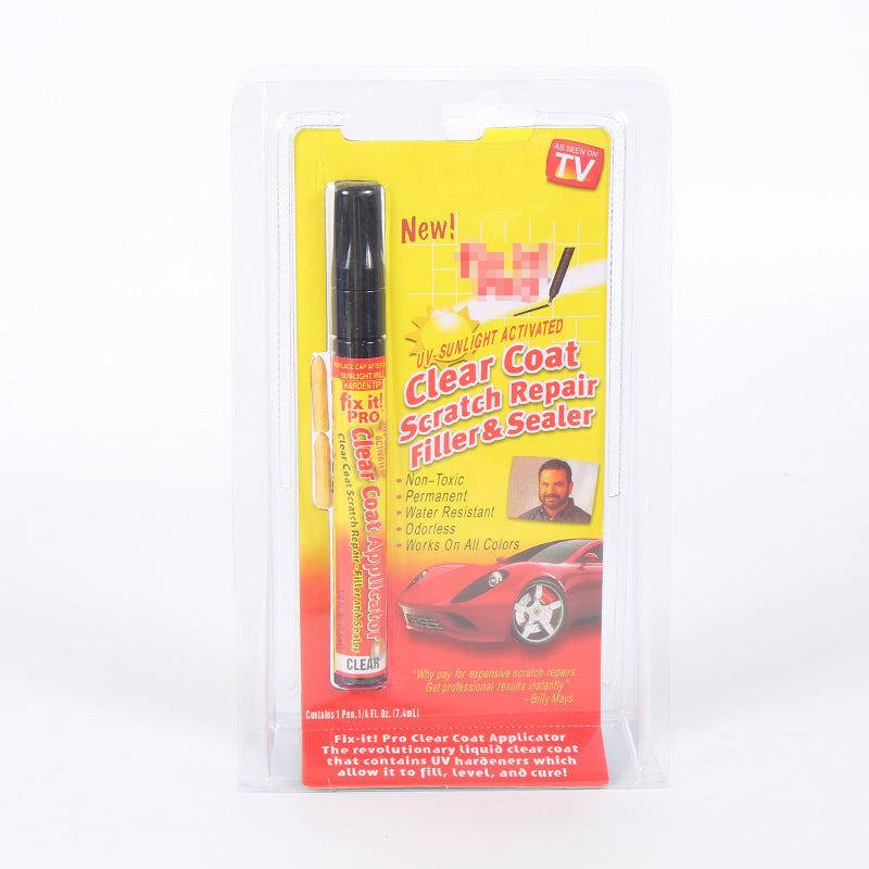 Fix PLUS car repair pen repair paint pen repair pen scratch pen aluminum tube suction card repair pen