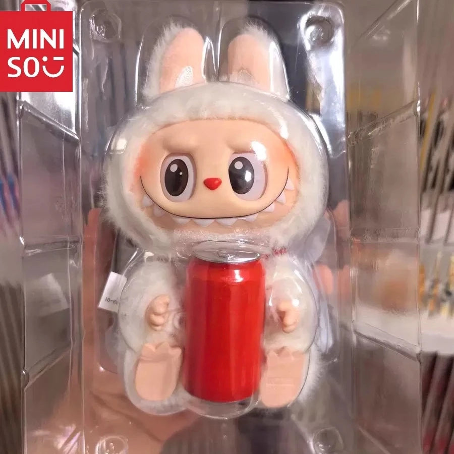MINISO Blind Box - Cola Monster Collection Series (Vinyl Face Toy, Animated Character Face Doll, Mystery Surprise Keychain Gift)