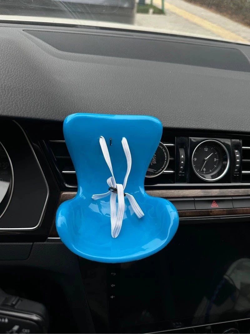 For Labubu Car Doll Safety Seat Kawaii Ob11 Doll Plush Seat Car Air Aromatreatment Decoration Suit for All Dolls Wihtin 18cm