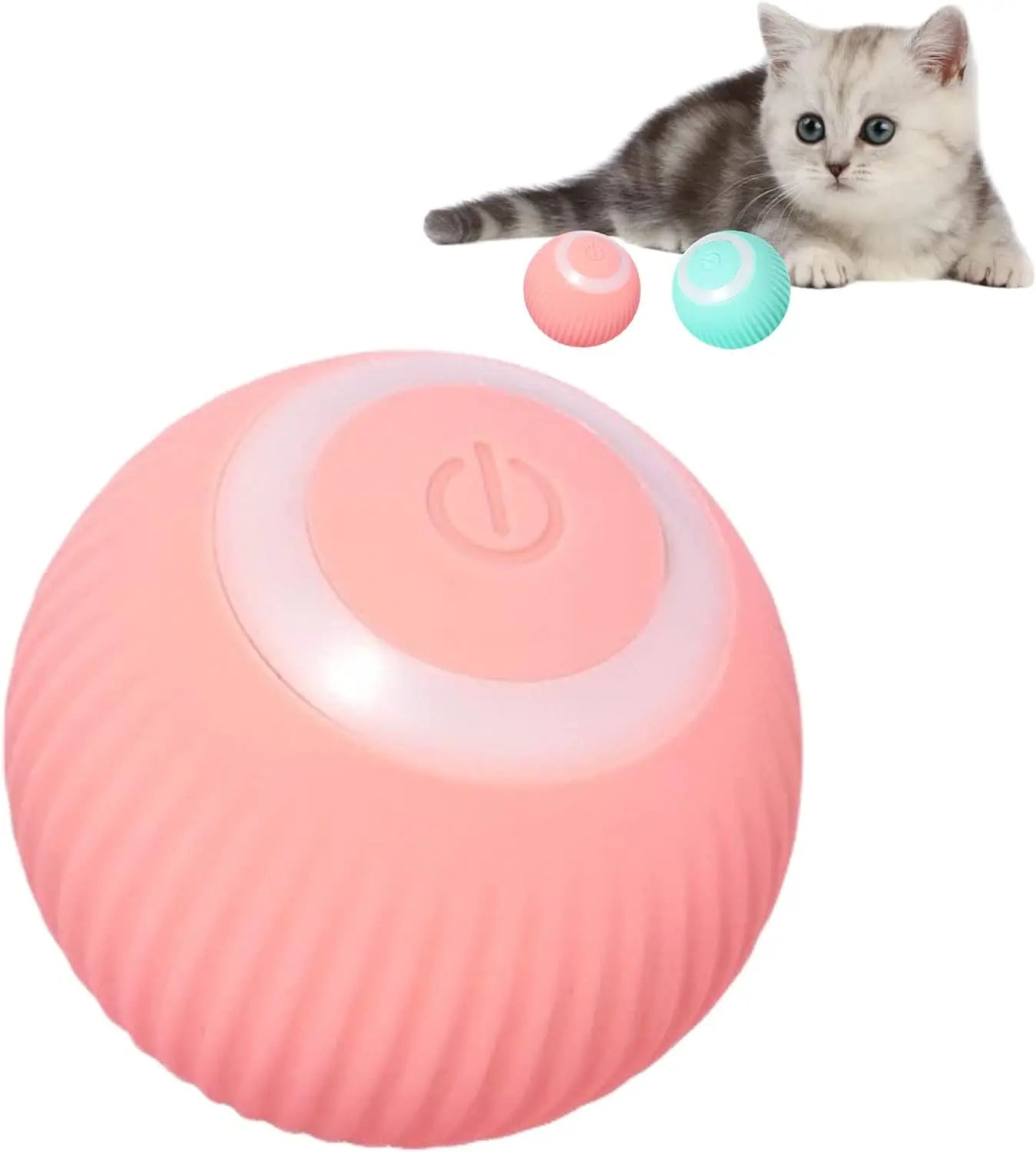 Cat Toys Interactive Ball Cat Accessories Interactive Cat Ball Kitten CatBall Toys Electronic Automatic Rolling Magic Ball