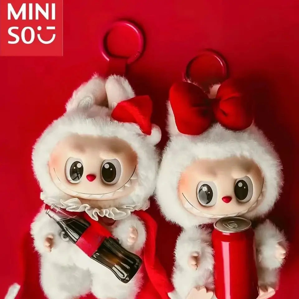 MINISO Blind Box - Cola Monster Collection Series (Vinyl Face Toy, Animated Character Face Doll, Mystery Surprise Keychain Gift)