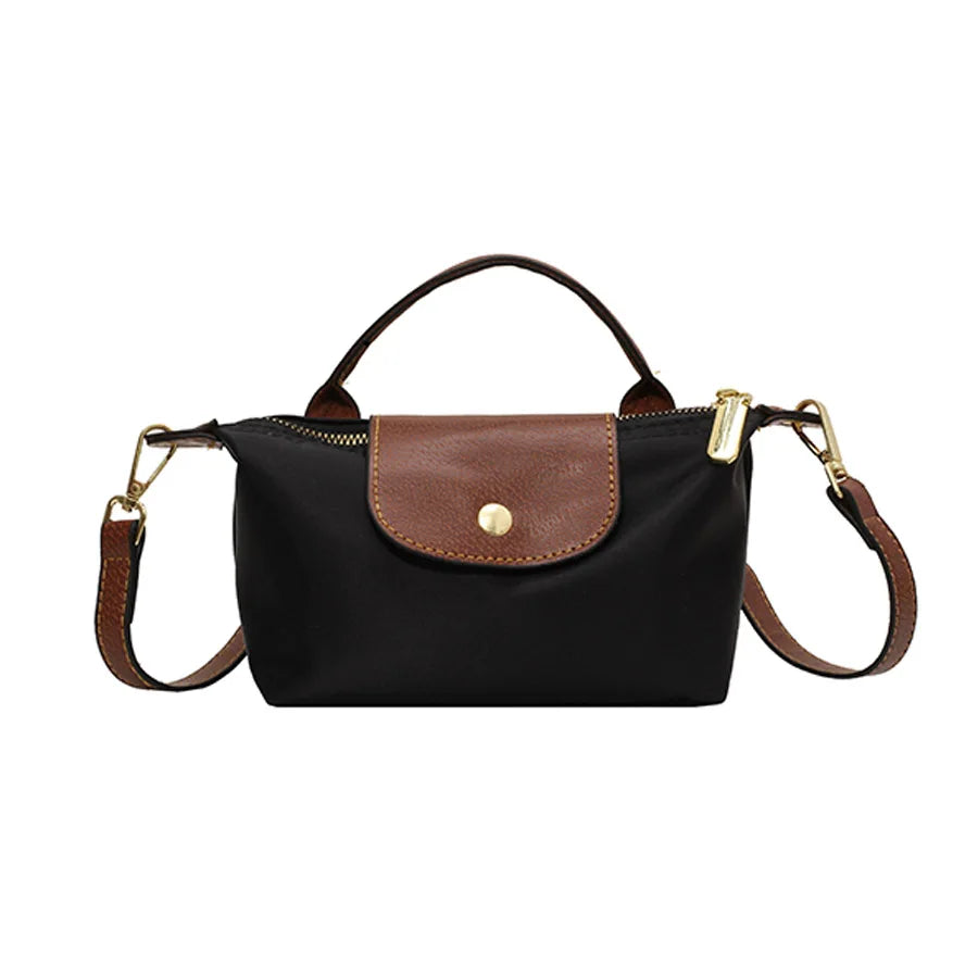 2025 Mini Dumpling Handbag for Women High-End Nylon Fabric Fashionable Shoulder/Crossbody Mobile Phone Bag for Ladies