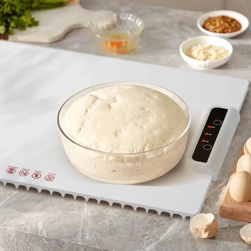 Fast Heating Electric Warming Tray – Foldable Food Warmer Plate with Adjustable Temperature Control, Keeps Food Warm Constantly