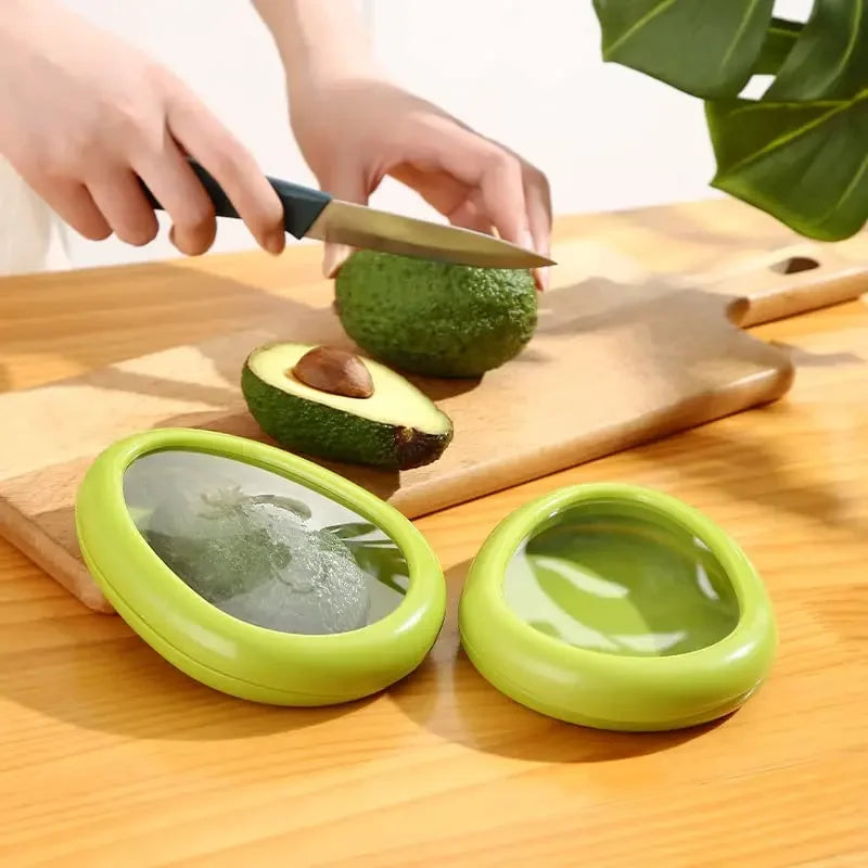 4 PCS Avocado Saver Tomato Holder, Fresh Stretch Pod Lemon Tomato Saver Storage Keeper Reusable Fridge Storage Containers Box