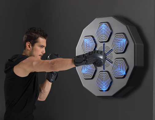 Wholesale music boxing machine cross-border bluetooth music boxing target boxing wall target adult children boxing training device