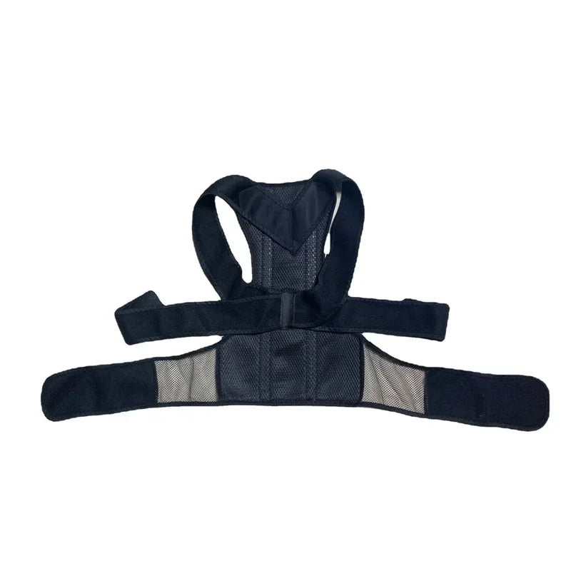 Reinforced Belt Lumbar Column Posture Corrector Vest Adjustable Back Support Strap Shoulder Spine Brace Neck Stretcher Trainer