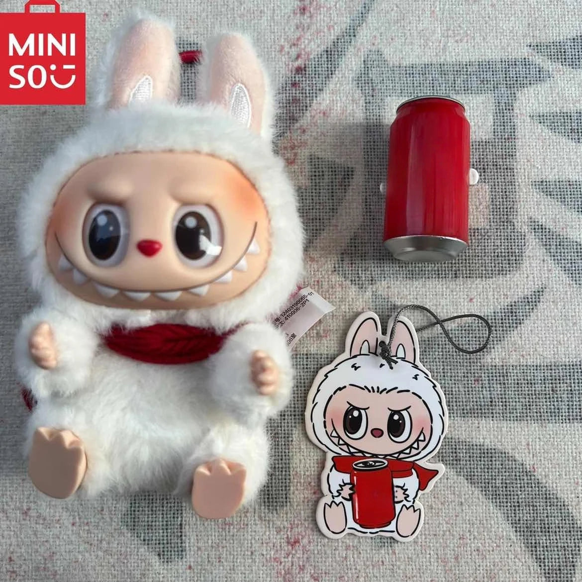 MINISO Blind Box - Cola Monster Collection Series (Vinyl Face Toy, Animated Character Face Doll, Mystery Surprise Keychain Gift)