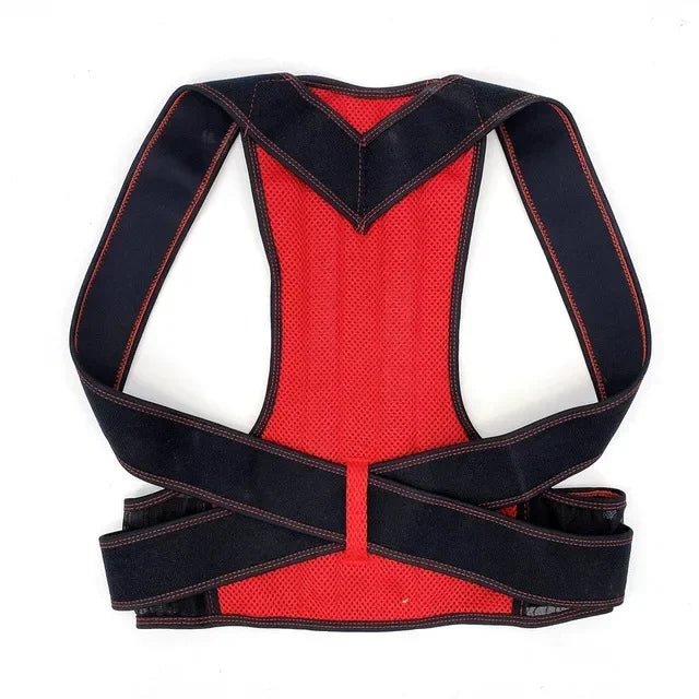 Reinforced Belt Lumbar Column Posture Corrector Vest Adjustable Back Support Strap Shoulder Spine Brace Neck Stretcher Trainer