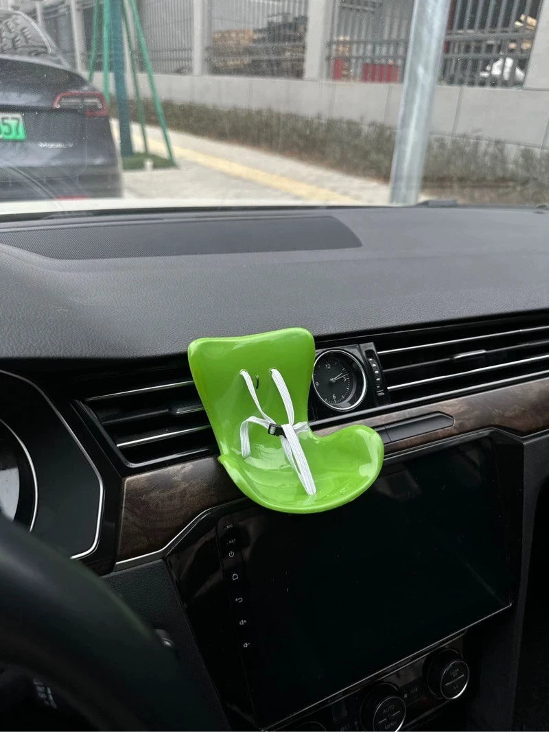 For Labubu Car Doll Safety Seat Kawaii Ob11 Doll Plush Seat Car Air Aromatreatment Decoration Suit for All Dolls Wihtin 18cm