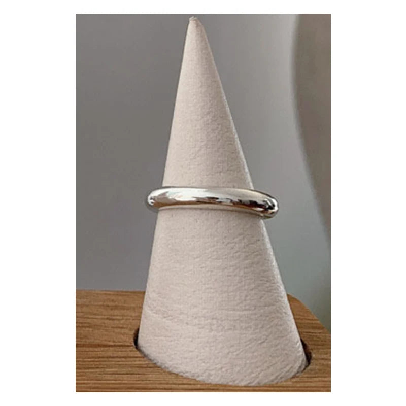 VENTFILLE 925 Sterling Silver Minimalism Cross Knot Thai Silver Rings Open Finger Ring For Women Men Jewelry Gifts
