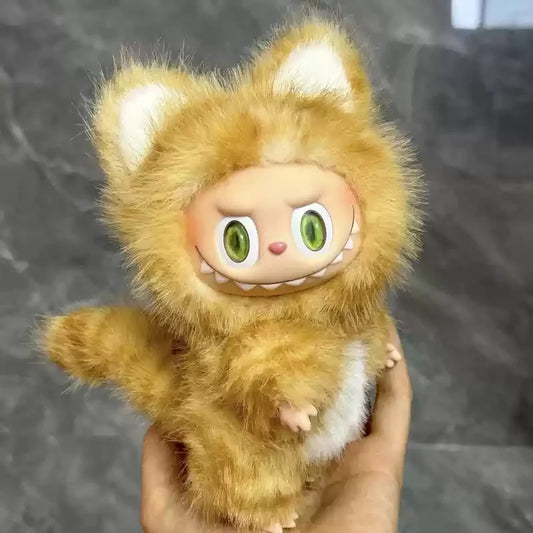 New 17cm Labubu Clothing V1v3 Cartoon Figurine Standing Posture Pendant For Clothing Cute Cat Doll Clothes High-Quality Gift