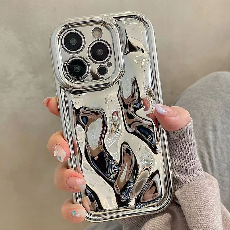 Suitable for iphone14promax apple 15 mobile phone case advanced induction wave 12 new 11pm mobile phone case