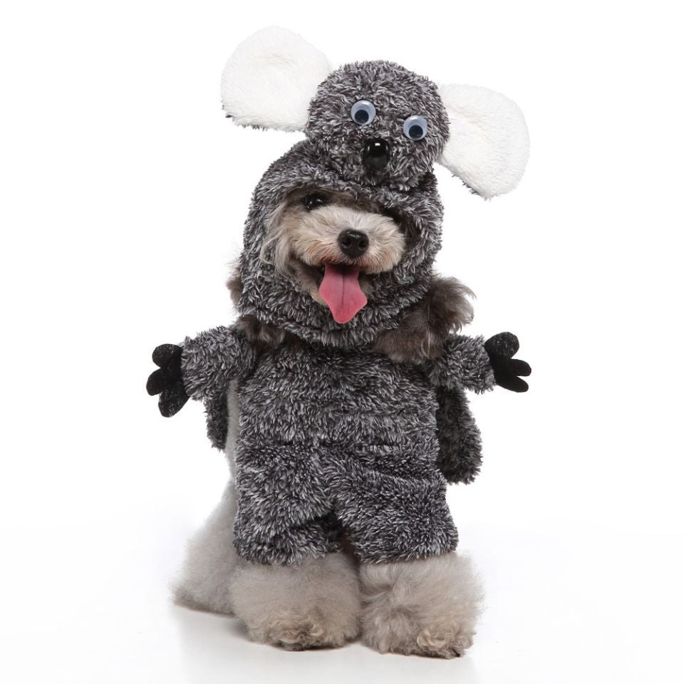 Cross-border best-selling pet Halloween Christmas clothes small and medium-sized dog standing outfit funny upright outfit dog transformation outfit