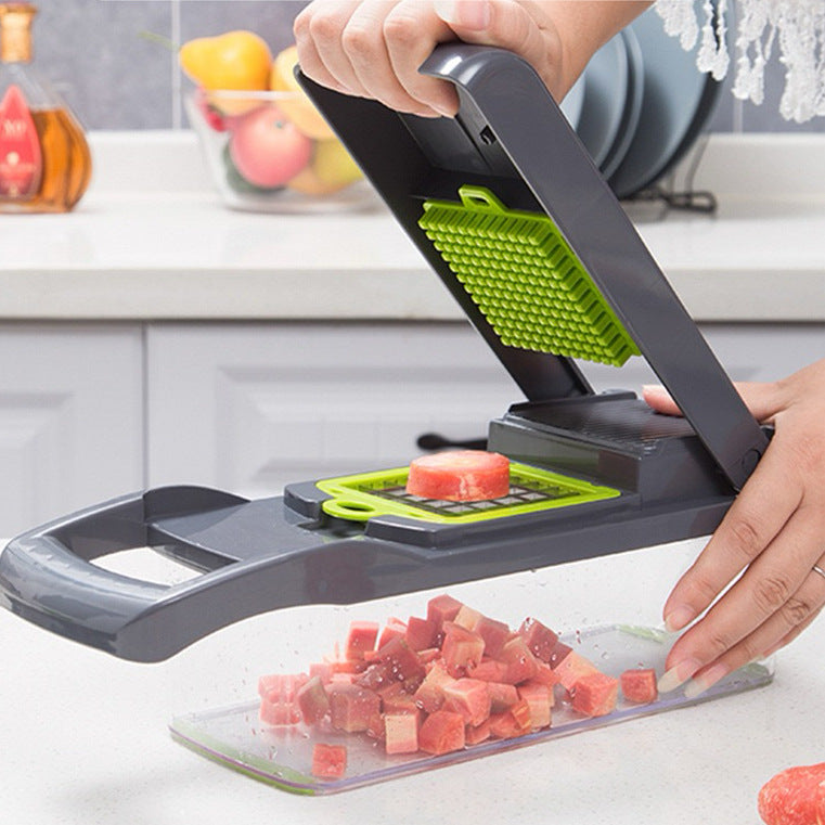 Vegetable cutting tool, vegetable cutter, vegetable cutter, multifunctional dicer, shredder