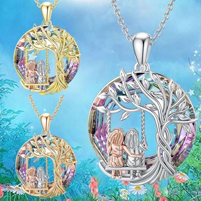 Yunjin cross-border best-selling European and American fashion tree of life pendant personality simple hollow out tree of life necklace wholesale
