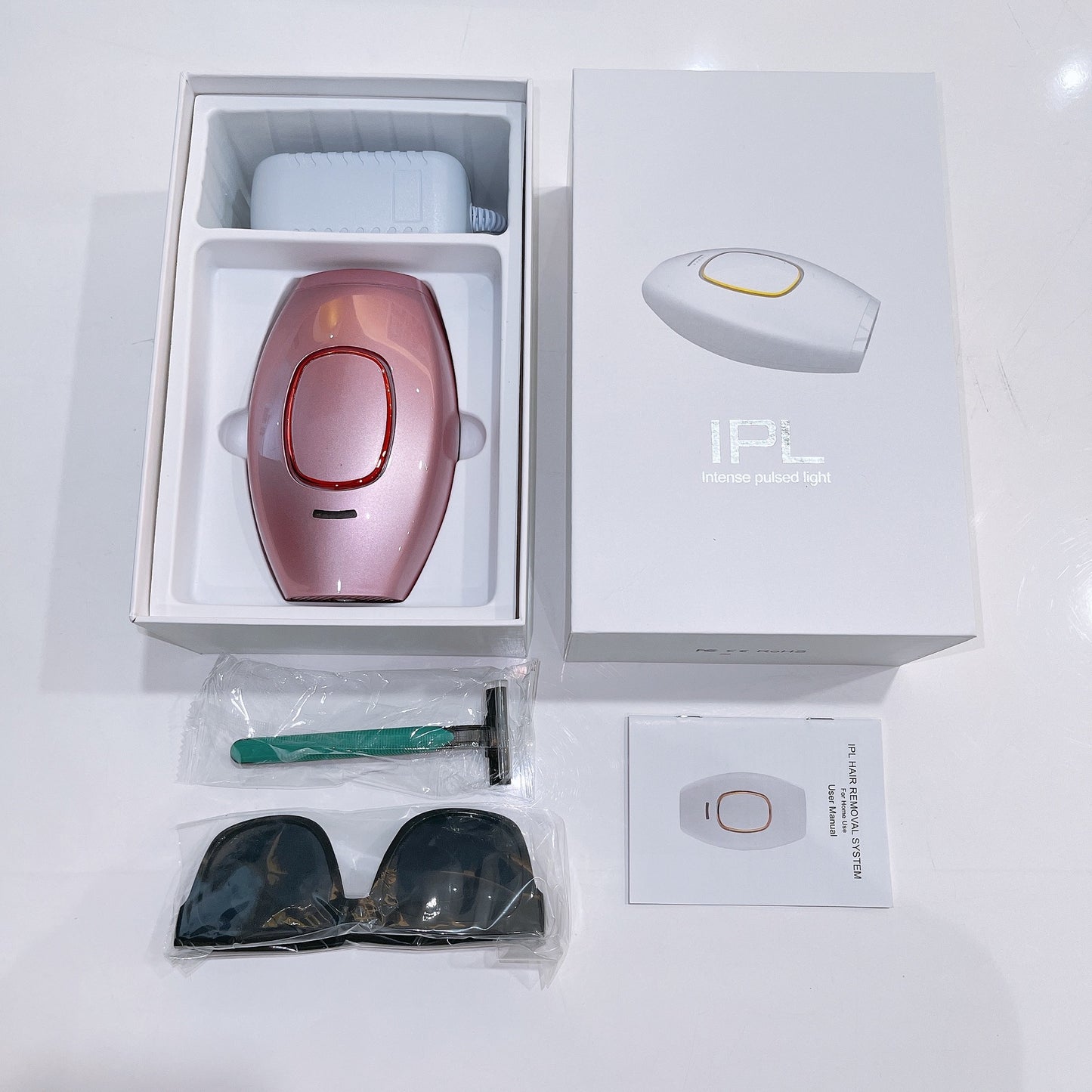 Cross-border hot-selling hair removal device household hair removal machine laser hair removal device strong pulse beauty salon whole body hair removal device wholesale