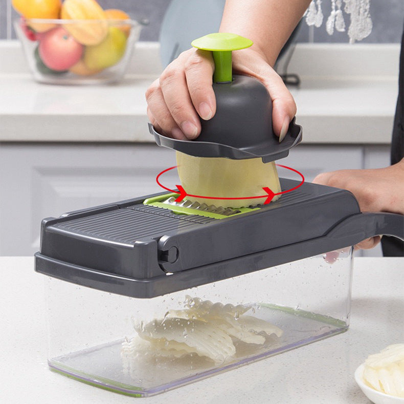 Vegetable cutting tool, vegetable cutter, vegetable cutter, multifunctional dicer, shredder