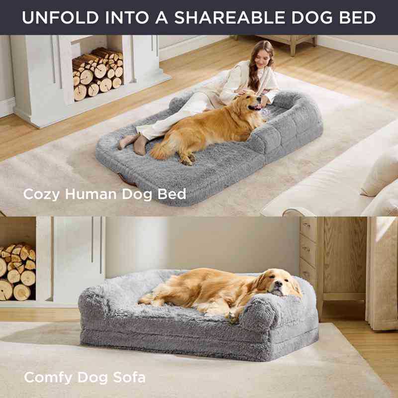 People and dogs pet mattress dog kennel dog bed pet mat plush winter warm cat nest mat removable and washable dog mat