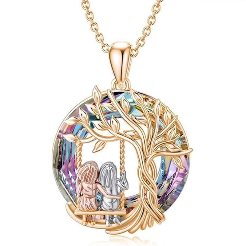 Yunjin cross-border best-selling European and American fashion tree of life pendant personality simple hollow out tree of life necklace wholesale