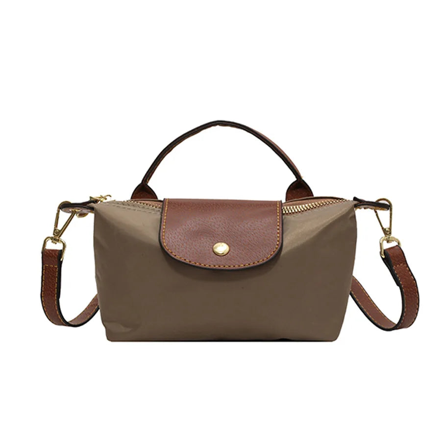 2025 Mini Dumpling Handbag for Women High-End Nylon Fabric Fashionable Shoulder/Crossbody Mobile Phone Bag for Ladies
