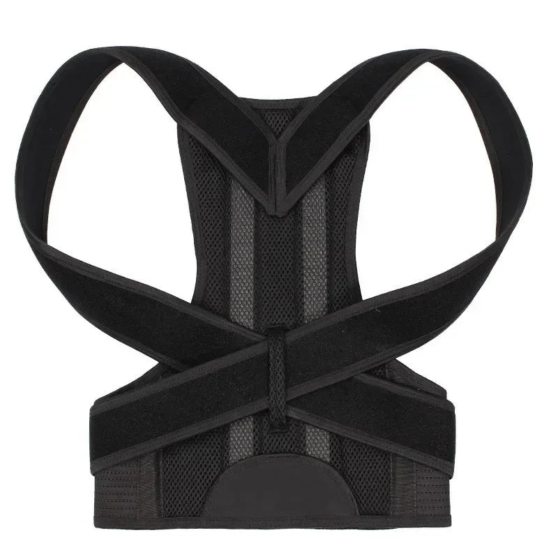 Reinforced Belt Lumbar Column Posture Corrector Vest Adjustable Back Support Strap Shoulder Spine Brace Neck Stretcher Trainer