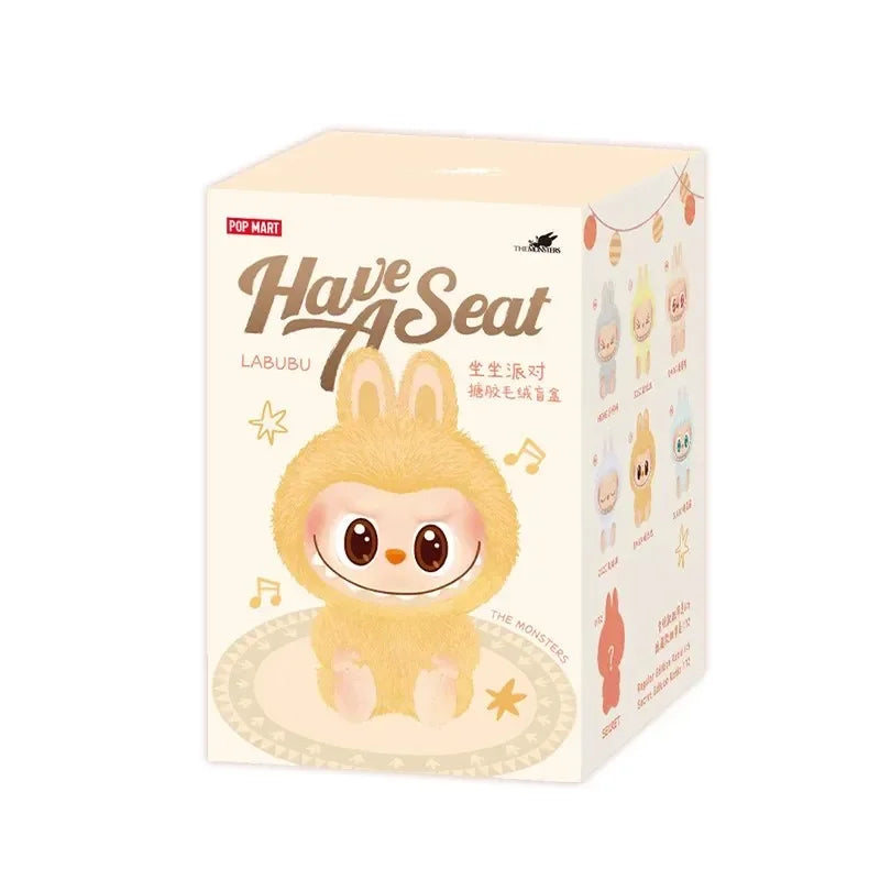 POP MART THE MONSTERS LABUBU - Have a Seat Series Vinyl Plush Blind Box Guess Bag Toys Doll Cute Anime Figure Desktop Ornam
